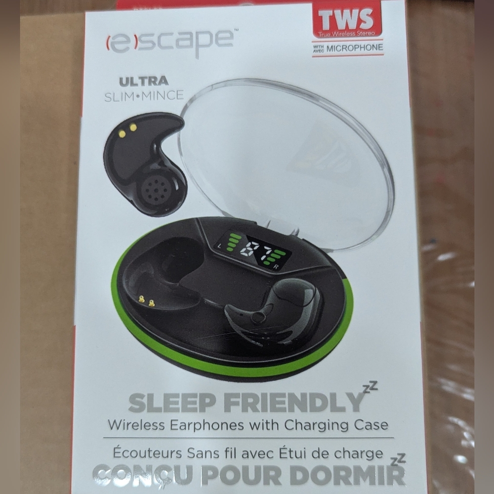 Brand New Escape Wireless Earphones with Charging Case